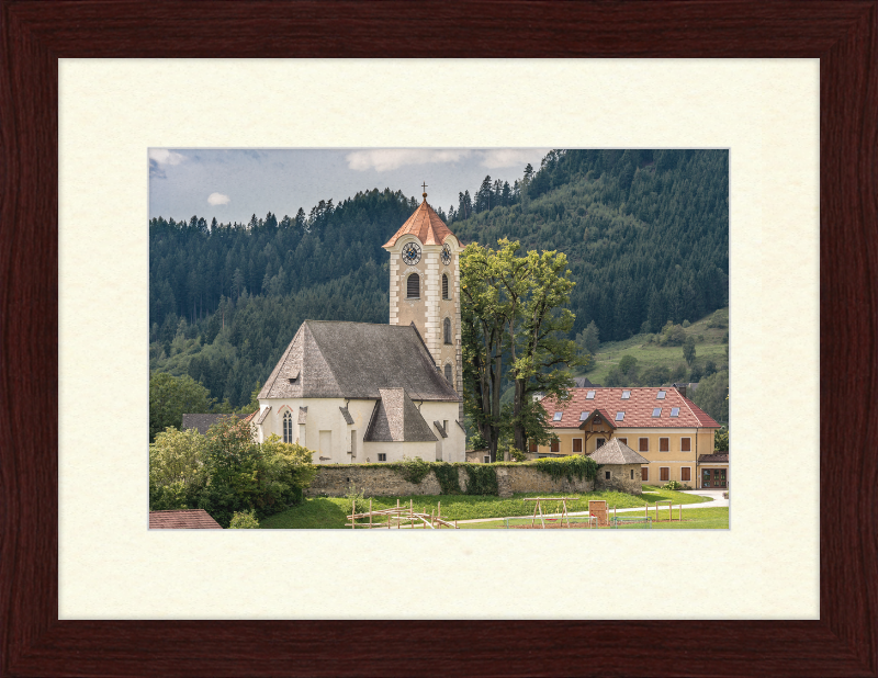 The Parish Church of Saint George in Frauenstein - Great Pictures Framed