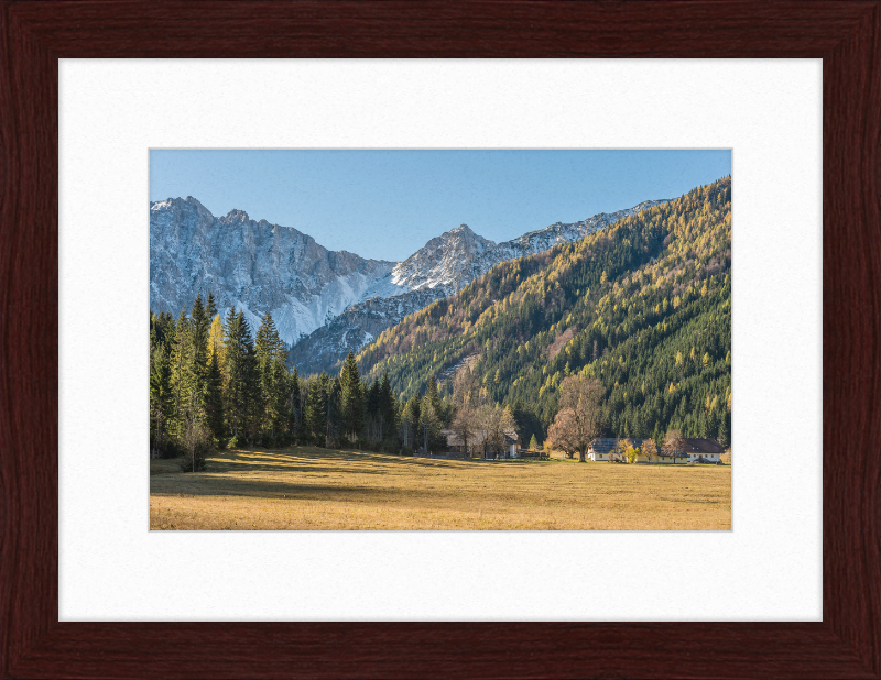 Ferlach Bodental Bodenbauer with Vertatscha - Great Pictures Framed