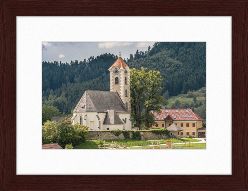 The Parish Church of Saint George in Frauenstein - Great Pictures Framed