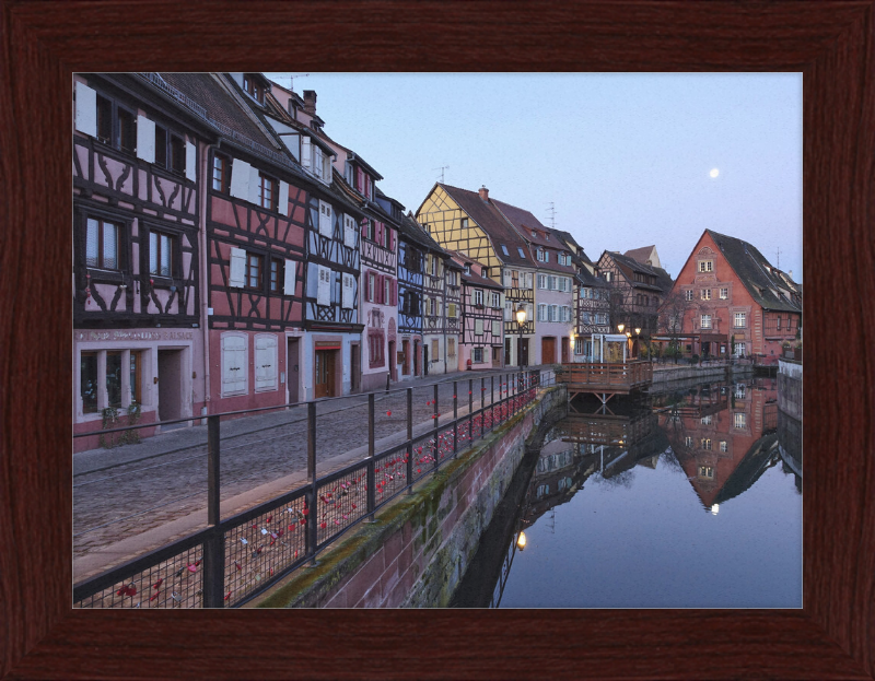 Petite Venise Depuis Le Pont de la Rue Des Écoles (Colmar) - Great Pictures Framed