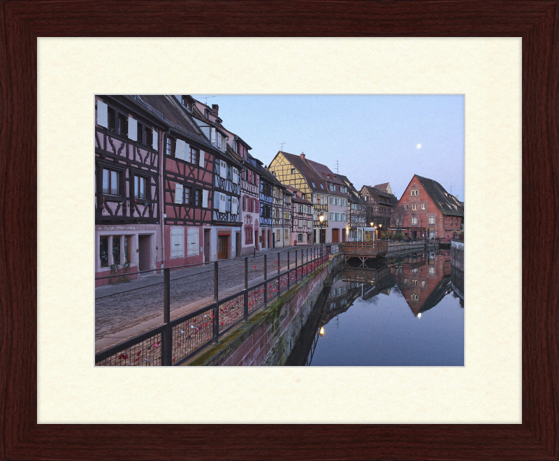 Petite Venise Depuis Le Pont de la Rue Des Écoles (Colmar) - Great Pictures Framed