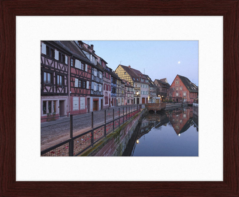 Petite Venise Depuis Le Pont de la Rue Des Écoles (Colmar) - Great Pictures Framed