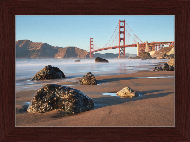 Golden Gate Bridge from Marshall's Beach - Great Pictures Framed