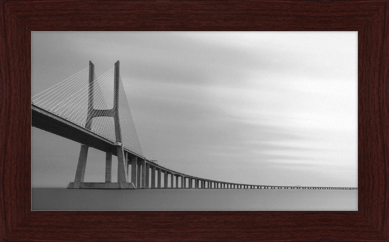 Vasco da Gama Bridge - Great Pictures Framed