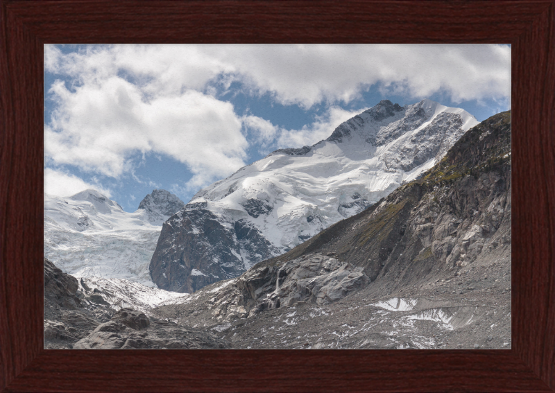 Gletsjerpad Trail to Morteratschgletsjer Glacier - Great Pictures Framed