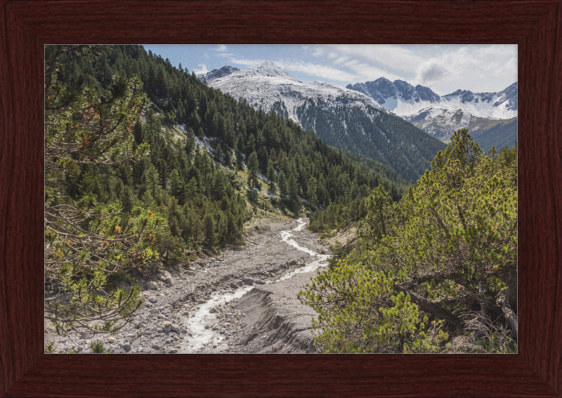 Bergtocht van S-charl naar Alp Sesvenna - Great Pictures Framed