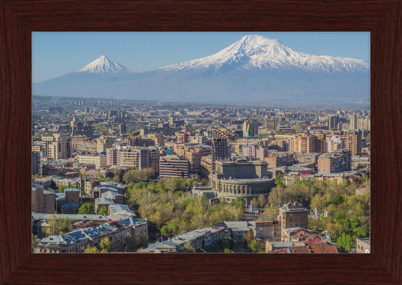 Mount Ararat and the Yerevan Skyline - Great Pictures Framed