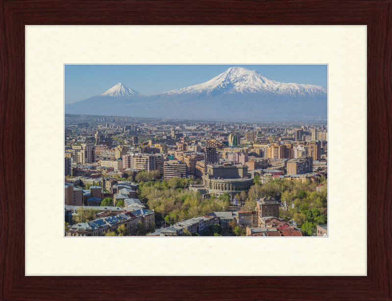 Mount Ararat and the Yerevan Skyline - Great Pictures Framed