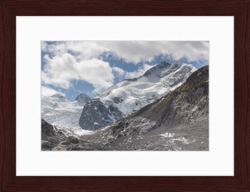 Gletsjerpad Trail to Morteratschgletsjer Glacier - Great Pictures Framed