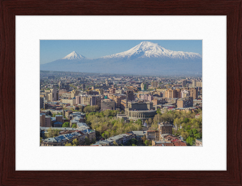 Mount Ararat and the Yerevan Skyline - Great Pictures Framed