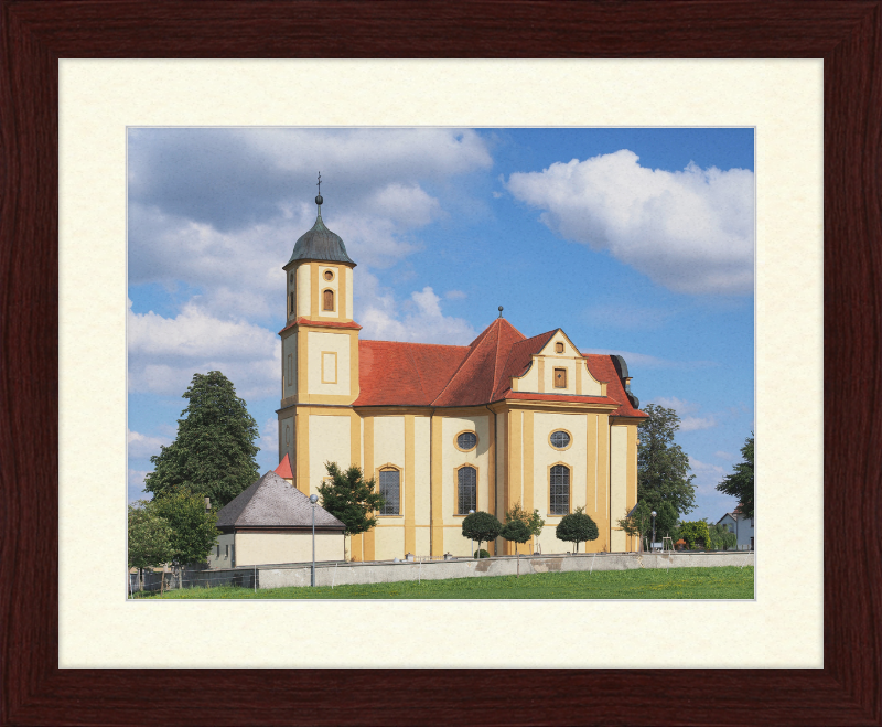 St Mary Pilgrimage Church, Zöbingen, Germany - Great Pictures Framed