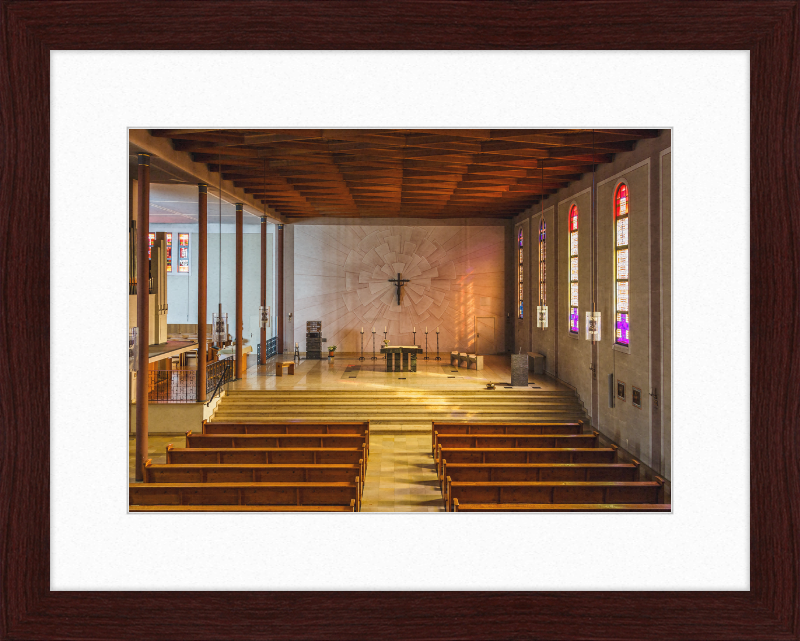 The Interior of BMV Church in Essen, Germany - Great Pictures Framed