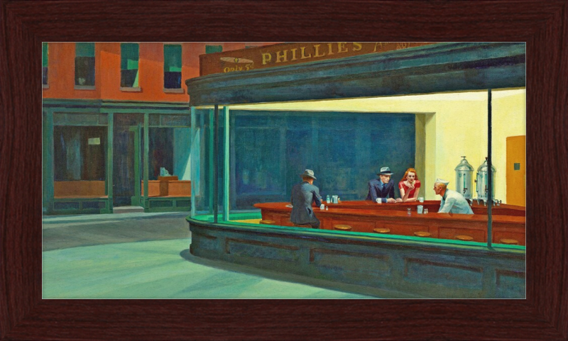 Nighthawks - Great Pictures Framed