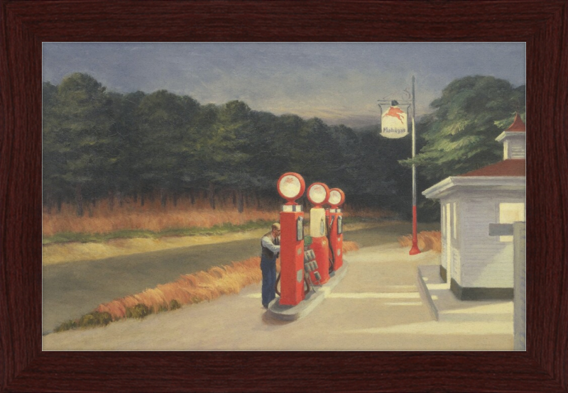 Gas by Edward Hopper - Great Pictures Framed