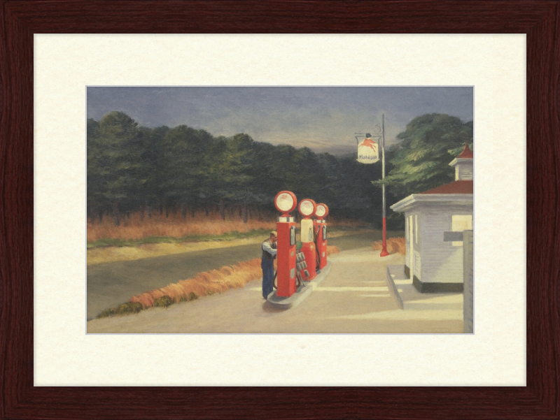 Gas by Edward Hopper - Great Pictures Framed