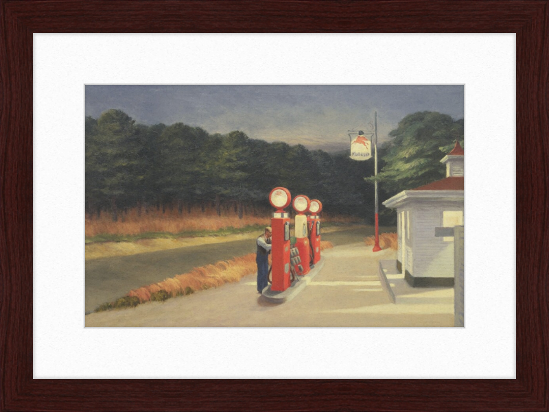 Gas by Edward Hopper - Great Pictures Framed
