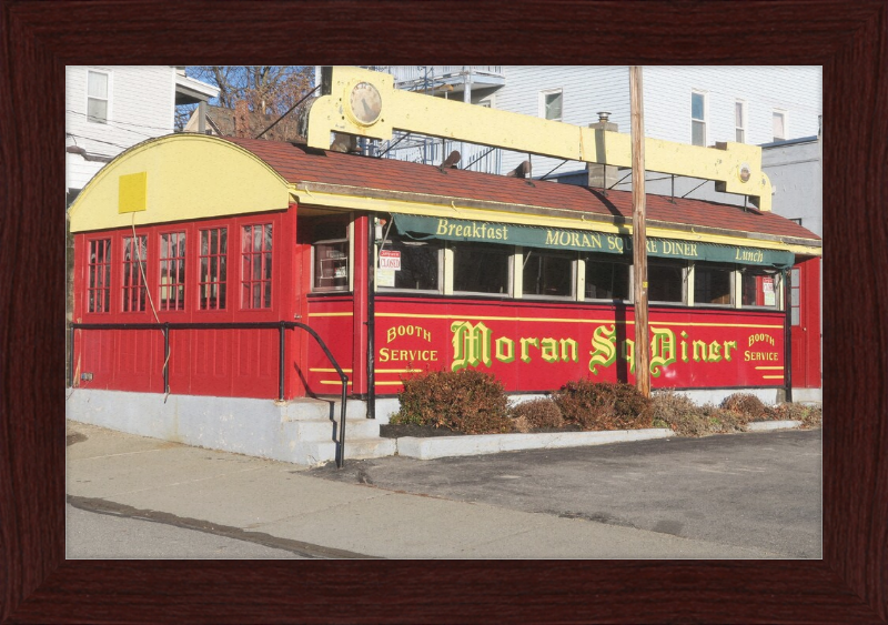 Moran Square Diner - Fitchburg MA - Great Pictures Framed