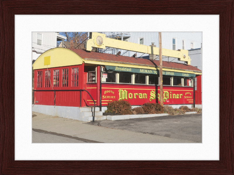 Moran Square Diner - Fitchburg MA - Great Pictures Framed