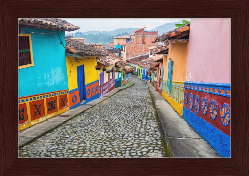 A Street in Colombia - Great Pictures Framed