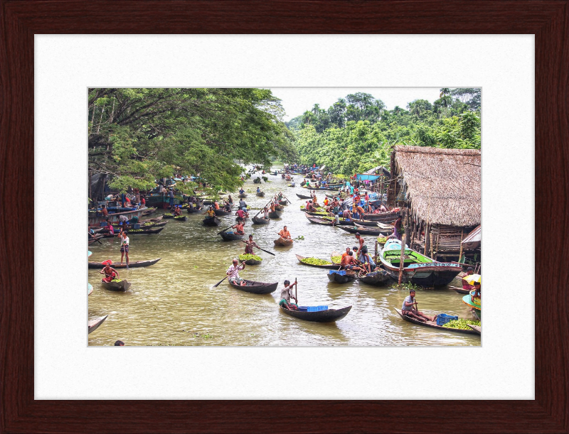 Floating Guava Market - Great Pictures Framed