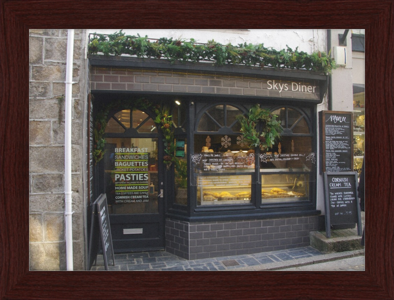 Skys Diner, Fore Street, St Ives, Cornwall - Great Pictures Framed