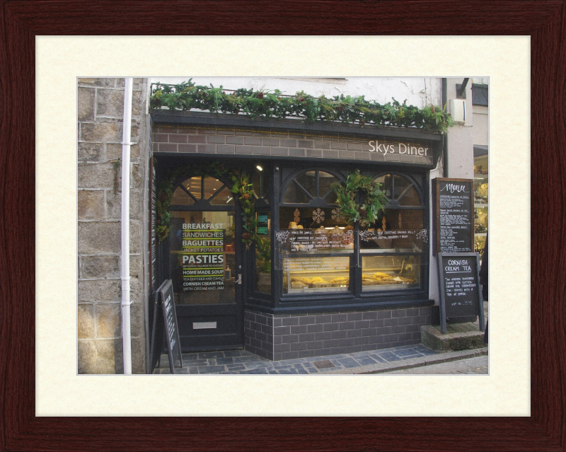 Skys Diner, Fore Street, St Ives, Cornwall - Great Pictures Framed