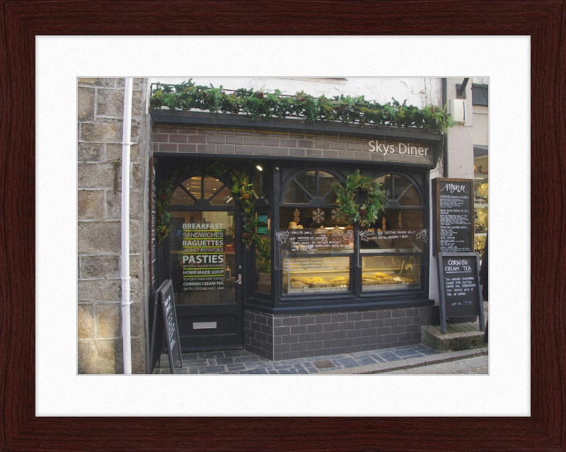 Skys Diner, Fore Street, St Ives, Cornwall - Great Pictures Framed