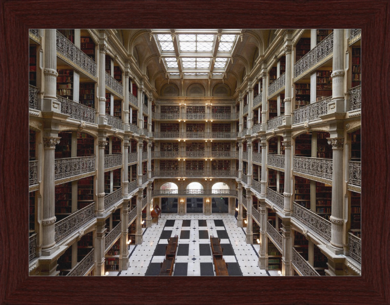 Peabody Institute Library - Great Pictures Framed