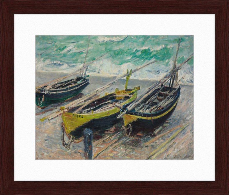Three Fishing Boats - Great Pictures Framed