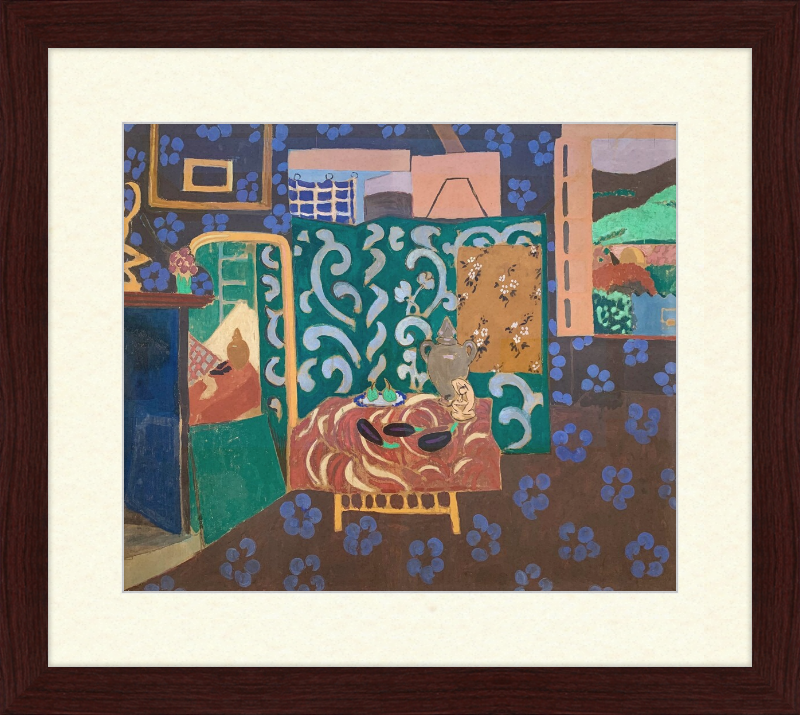 Interior with Aubergines - Great Pictures Framed