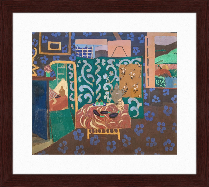 Interior with Aubergines - Great Pictures Framed