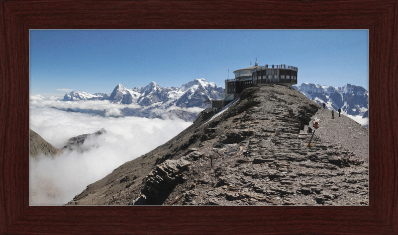 Schilthorn with Bernese Alps - Great Pictures Framed