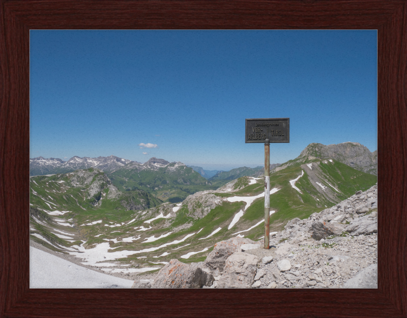 Lech - Rauher-Kopf-Scharte - Great Pictures Framed