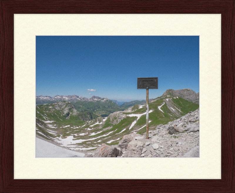 Lech - Rauher-Kopf-Scharte - Great Pictures Framed