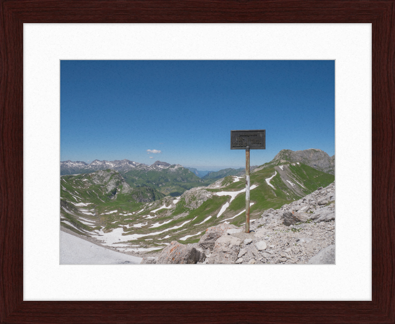 Lech - Rauher-Kopf-Scharte - Great Pictures Framed