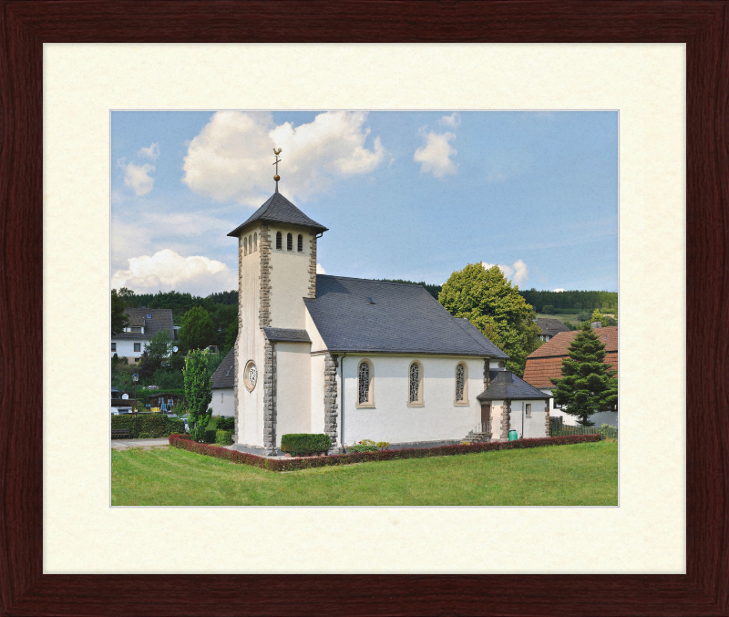 Katholische Kirche Helminghausen - Great Pictures Framed