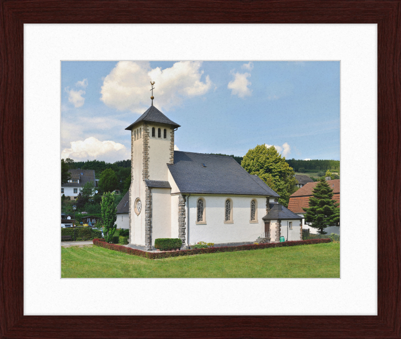 Katholische Kirche Helminghausen - Great Pictures Framed