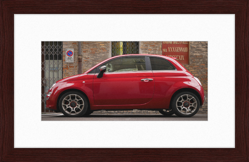 Fiat 500 in Emilia-Romagna - Great Pictures Framed