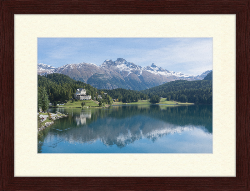 Sankt Moritz Lake Piz Muragl - Great Pictures Framed