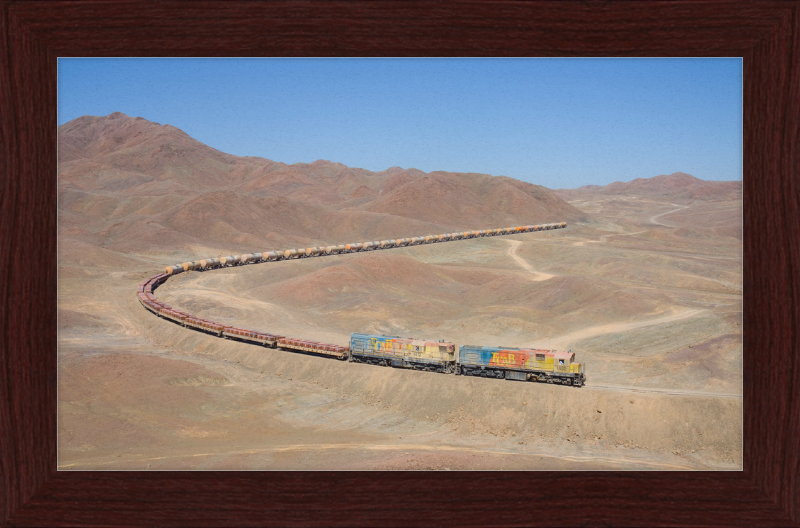 A Train in the Desert - Great Pictures Framed