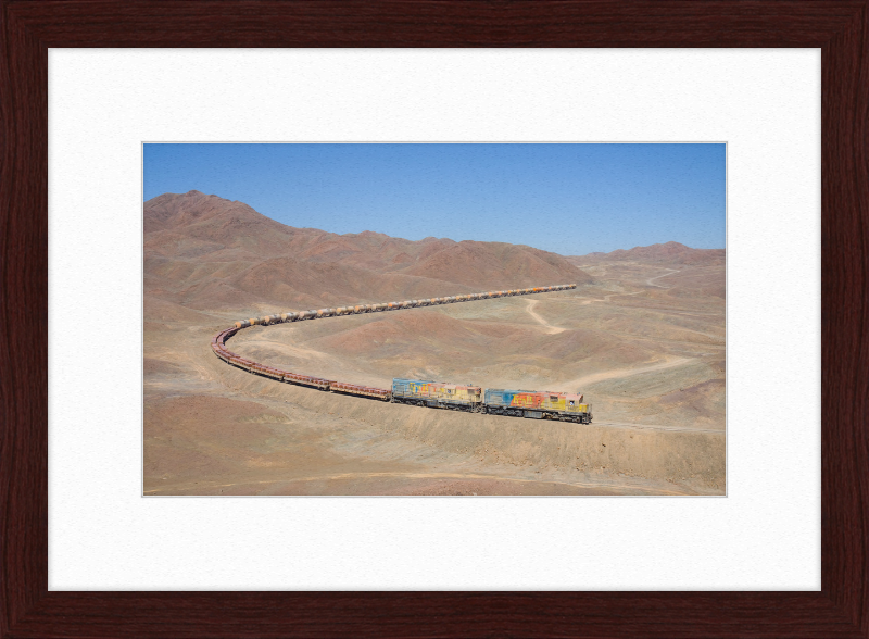 A Train in the Desert - Great Pictures Framed
