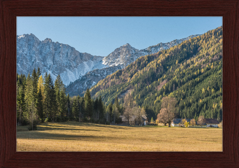 Ferlach Bodental Bodenbauer with Vertatscha - Great Pictures Framed