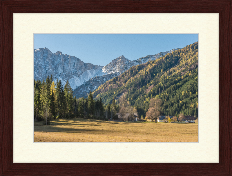 Ferlach Bodental Bodenbauer with Vertatscha - Great Pictures Framed