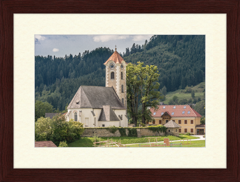 The Parish Church of Saint George in Frauenstein - Great Pictures Framed