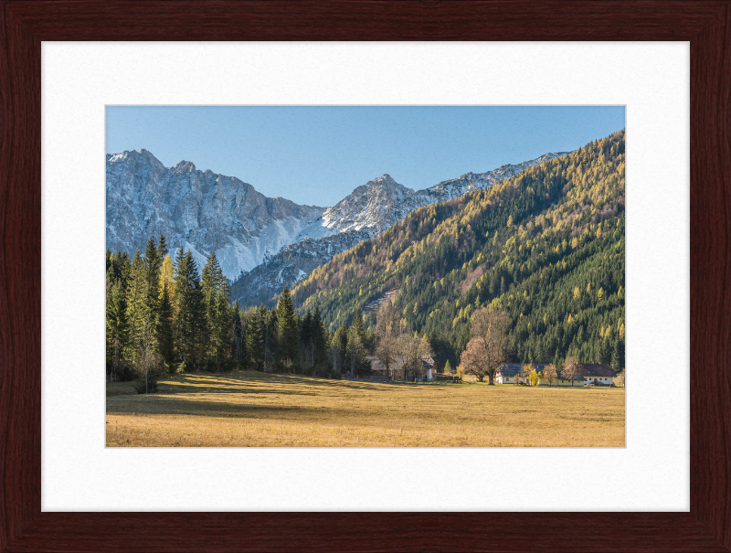 Ferlach Bodental Bodenbauer with Vertatscha - Great Pictures Framed