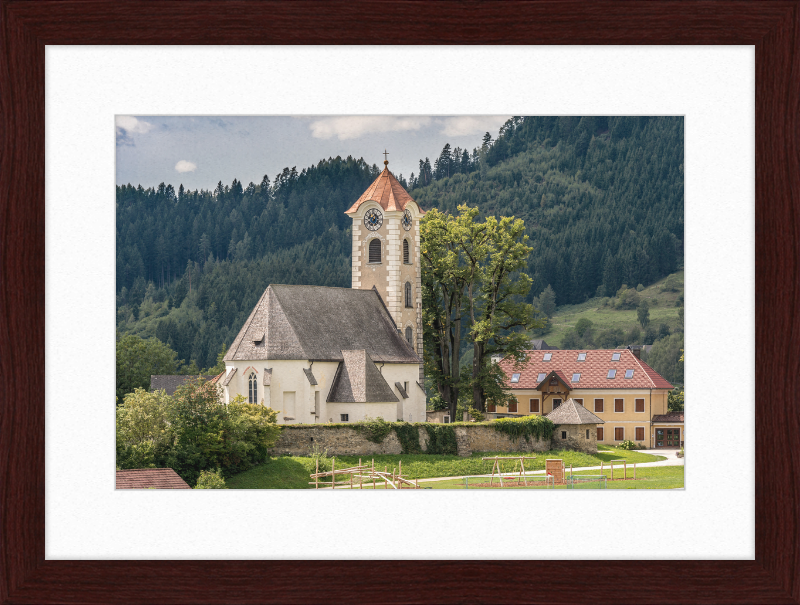 The Parish Church of Saint George in Frauenstein - Great Pictures Framed