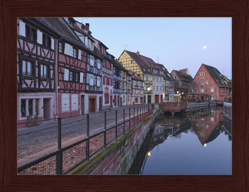 Petite Venise Depuis Le Pont de la Rue Des Écoles (Colmar) - Great Pictures Framed