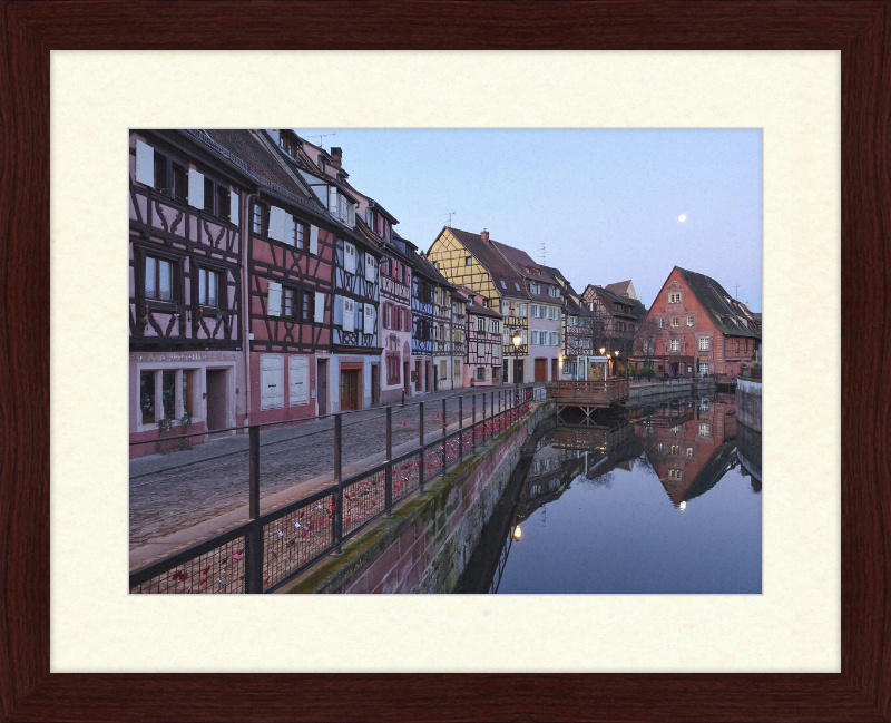 Petite Venise Depuis Le Pont de la Rue Des Écoles (Colmar) - Great Pictures Framed