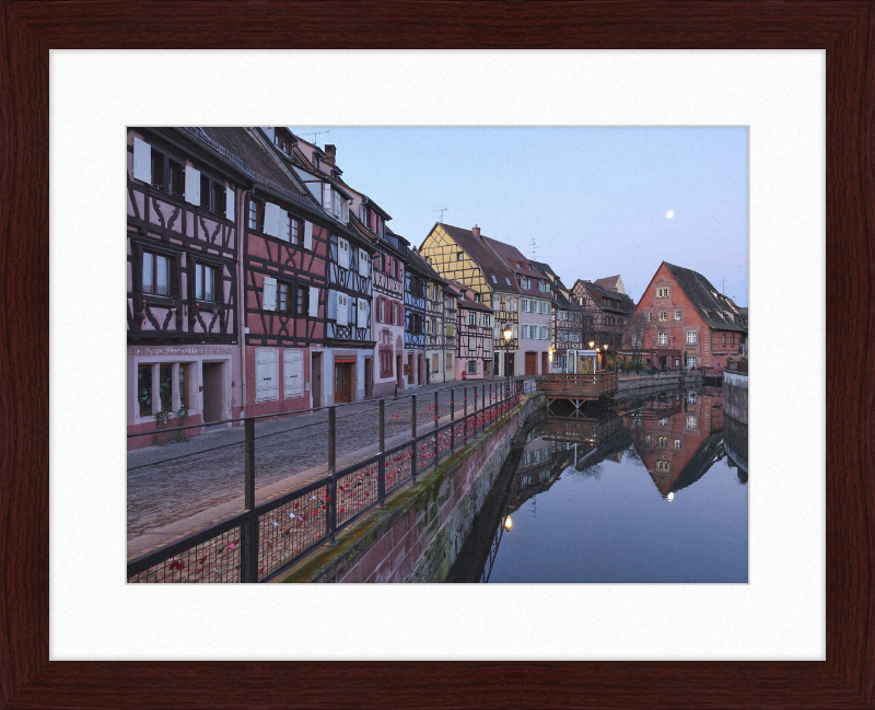Petite Venise Depuis Le Pont de la Rue Des Écoles (Colmar) - Great Pictures Framed