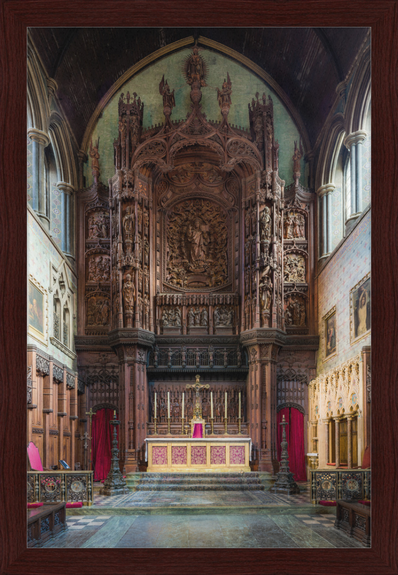St Cuthbert's Church Philbeach Gardens Reredos, London, UK - Great Pictures Framed
